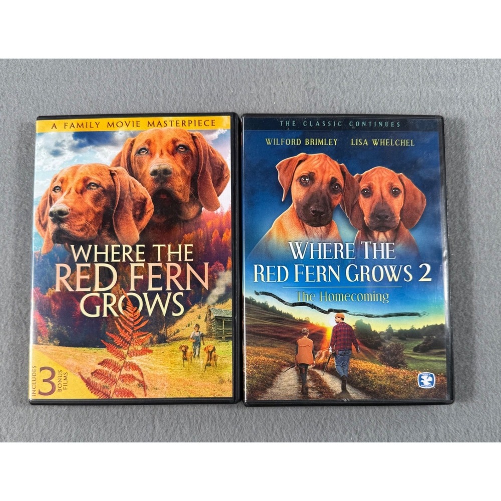 Where the Red Fern Grows Where the Red Fern Grows 2 DVD Lot 3 Bonus Films Family